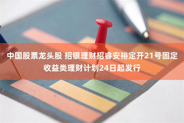 中国股票龙头股 招银理财招睿安裕定开21号固定收益类理财计划24日起发行