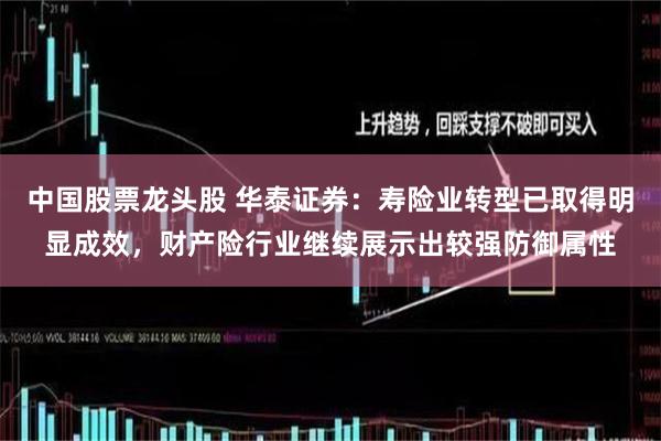 中国股票龙头股 华泰证券：寿险业转型已取得明显成效，财产险行业继续展示出较强防御属性