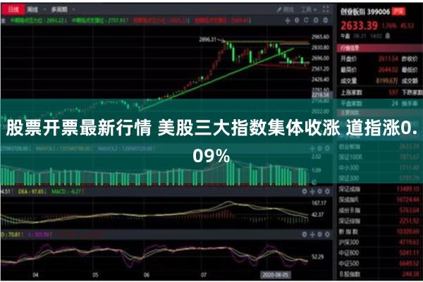 股票开票最新行情 美股三大指数集体收涨 道指涨0.09%