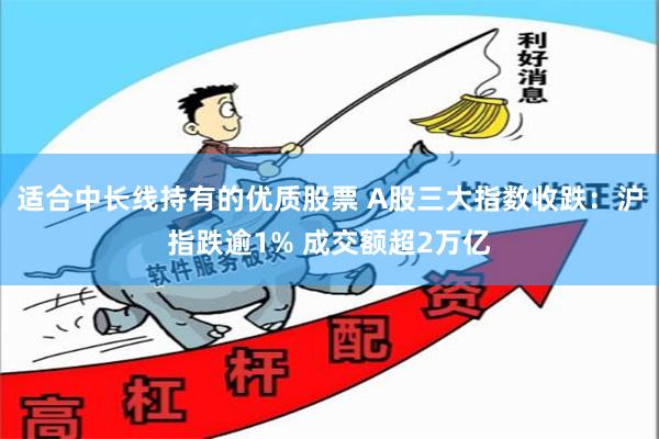 适合中长线持有的优质股票 A股三大指数收跌：沪指跌逾1% 成交额超2万亿